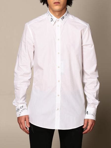 chemise dolce gabbana homme blanche|Chemises pour homme : soie, coton, flanelle.